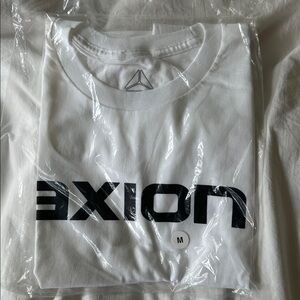 Axion footwear White T-Shirt with black logo